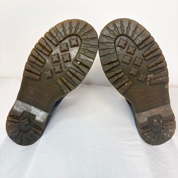 Dr. Martens Industrial Steel Toe Work Boots Black Leather Men’s US 9 UK 8 - Picture 8 of 13